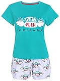 Pijama gris-verde, juego de una camiseta de tirantes y pantalón corto.