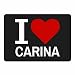 Produktbild Mousepad Classic I Love Carina schwarz