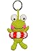Produktbild 1 Stück _ " lustiger Frosch mit Schwimmring " - Schlüsselanhänger & Anhänger / echte Handarbeit - für Kinder / Erwachsene - Hänger - Frösche - Prinz - Froschanhänger / Schlüsselband & Schlüsselring - Dekofrosch - für Schlüssel & Rucksack - Geschenkanhänger - gestrickt gehäkelt - Häkelset - Schwimmfrosch