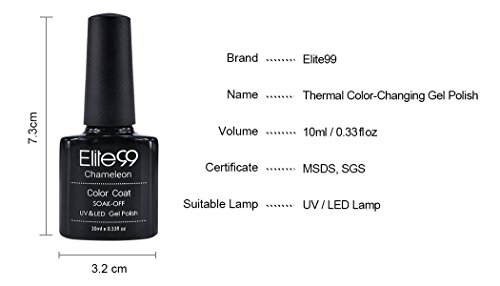 Elite99 Thermo UV Nagellack Nail Gel Polish Chamaeleon Farbwechselnd Nagelgel NEU (1x10ML) - 4
