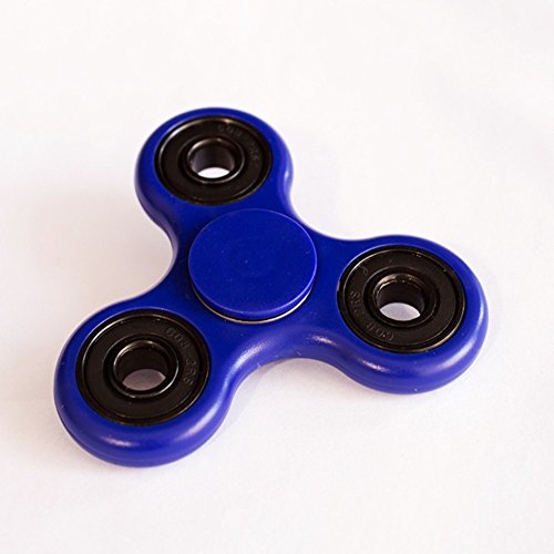 Fidget Hand Spinner - Stress Reducer, Stress Relief, Autism - BLUE WITH BLACK RINGS Fidget Hand Spinner - Stress Reducer, Stress Relief, Autism - BLUE WITH BLACK RINGS