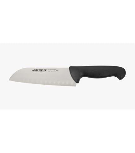 Jeu De 2 Couteaux Arcos - Couteau De Cuisine 150 Mm Et Couteau Légumes 100 Mm - Acier Inox Nitrum, Manche Noir