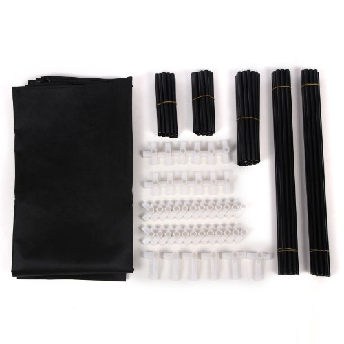 Songmics 7 Schicht staubdichtes Schuhablage Schuhregal Schuhschrank schwarz für ca. 36 paar Schuhe Schuhständer 115 x 110 x 28 cm RXJ12H - 4