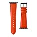 Produktbild Roobaya Apple Watch Nappa Leder Armband Rot 42 mm: Wechselarmband mit Adaptern und Schließe in Aluminium Space Grau, passend für Series 1, 2, 3 und 4