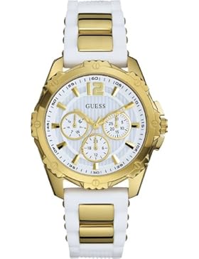 Guess Damen-Armbanduhr Analog Quarz Kautschuk W0325L2