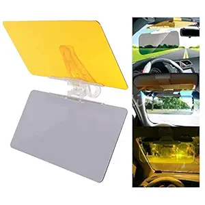 VRION HD Vision Visor for Driving with Eye Protector Windscreen Extender Mirror Sun Visors in Car, Anti-Dazzle Windshield Driving Visor - Day and Night Separate Vision