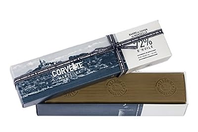 La Corvette Barre de Savon de Marseille Olive Ecocert Boite Carton 900 g