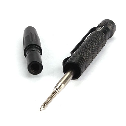 HandLife(TM) Mehrzweck-Aluminium Tactical Pen Notfallglasbrecher-Werkzeug (Black) - 4