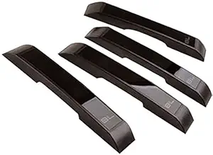 AUTO CAR WINNER Door Guard for Black Car (Black, DG-BL-01) - Set of 4