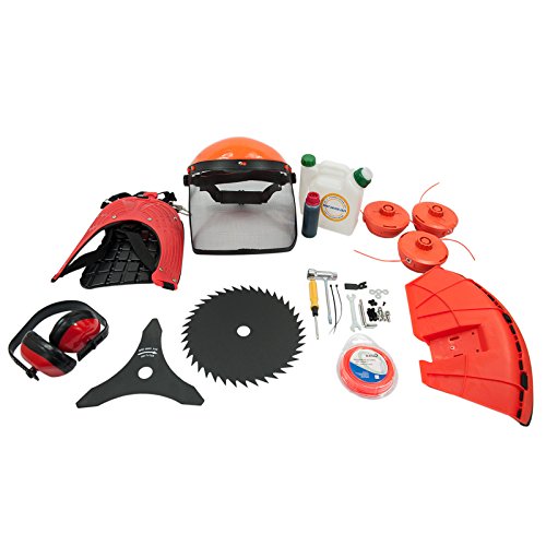 2in1 Benzin Motorsense J.Gardener Rasentrimmer 5,2 PS Freischneider Trimmer JG1 - 8