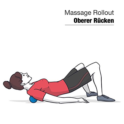 Duoball Faszienrolle – Doppel-Massageball inkl. Start-Guide – für wirkungsvolle Selbstmassage, Faszientraining und punktuelle Triggerpunkttherapie – ideal für Rücken, Nacken, Arme und Achillessehne – 8cm oder 12cm – von enducore - 4