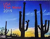 USA The West 2019: Großformat-Kalender 58 x 45,5 cm by
