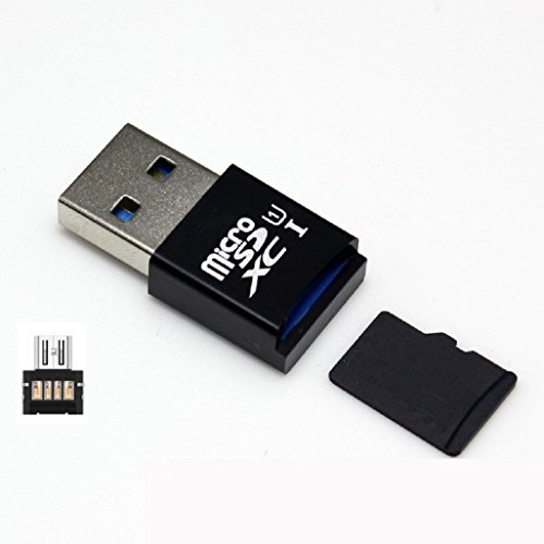 Auxma MINI 5 Gbps Superspeed USB 3.0 + OTG Mikro-SD / SDXC TF-Kartenleser -Adapter