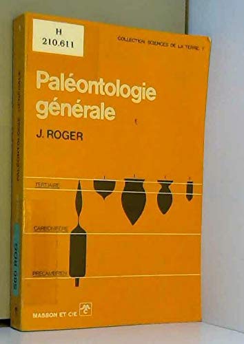 Paléontologie générale (Collection sciences de la terre) gratuit Paléontologie générale (Collection sciences de la terre) gratuit