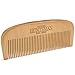 Hair and Beard Comb - Perfect for Beard Balms and Oils - Anti-Static, No Snag Wooden Brush - Presented in Cardboard Gift Box