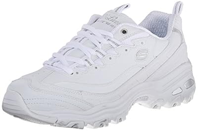 Skechers D'Lites Me Time Basket tendance, pour femme - Blanc - Blanc argenté, 36 EU M