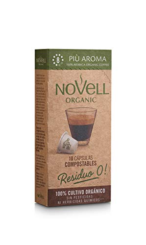 Cafes Novell Cápsulas de Café - Più Aroma, 80 Cápsulas, Pack de 1