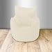 Childrens 100% Cotton Twill Pre-Filled Bean Chair, Stone