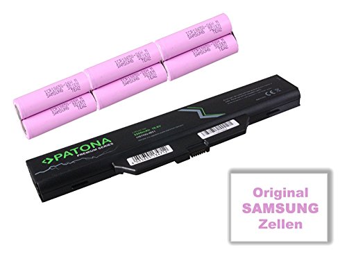 PATONA Premium Laptop Akku für HP HP | 550 | Compaq 610 | 6720s | 6720s/CT | 6720sCT | 6730s | 6730s/CT | 6730sCT | 6735s | 6820s | 6830s | HP550 | HP-550 | HP6700 | HP-6700 | HP6720 | HP-6720 | HP6720s | HP-6720s | HP6720t | HP-6720t | HP6730s | HP-6730s | HP6735s | HP-6735s | HP6820 | HP-6820 | HP6820s | HP-6820s – [ Li-ion; 5200mAh;schwarz] - 6