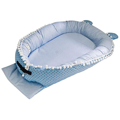Preisvergleich Produktbild Neugeborenen Baby Faltbare Badewanne Pad Druck Bionisches Bett Das Abnehmbares Waschbares Tragbares Baby-Bett-Multifunktionsreise Krippe Faltet Im Herbst Und Winter Warm Mehrere Stile,iStary
