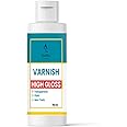 TrueBuy Varnish for Acrylic Painting and Clay Art - Waterproof Gloss Protection (Transparent, 110 ml)