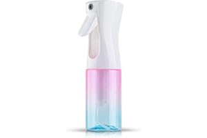 TANSHINE Curly Hair Products for Women Misting Spray Bottle Hair Mist Barber Accessories Water Mister Empty 6.8oz/200ml(Blue Pink)