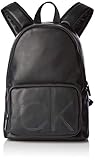  Calvin Klein Herren Ck Up Round Backpack Rucksack, Schwarz (Black), 18x42x28 cm
