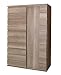 Produktbild Schiebetürenschrank / Kleiderschrank "Nestorio" - Abmessungen: 120 x 180 x 55 cm (B x H x T)