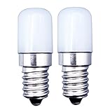 MZMing [2 Piezas] E14 Tornillos Pequeños LED Bulb 1.5W Bombillas Reemplaza 15W Bombilla Halógena-6000K Blanco Frío 180lm de-no Regulable Bajo en Calorías para Usado para Refrigerador