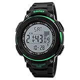 Armbanduhr, modisches Accessoire, für Herren, wasserdicht, 3D, Schrittzähler, Kalender, Stoppuhr, Sport-Armbanduhr