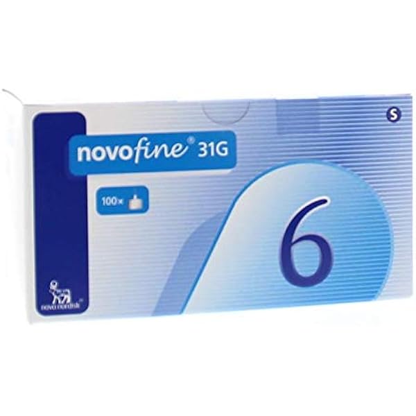 Aghi Novo Nordisk 6 Mm X 31 G - Confezione Da 100 Pezzi Sterili E Monouso