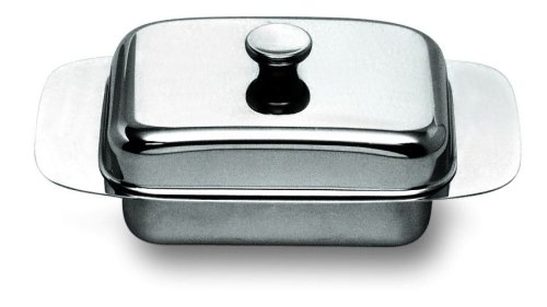 Preisvergleich Produktbild Alessi Butterdose, aus Edelstahl