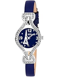 Mikado Quartz Movement Analogue Blue Dial Watch for Women - MK PARIS