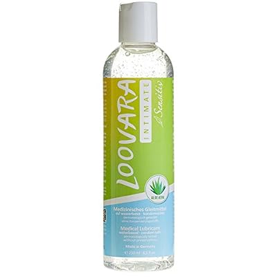 Loovara lubrifiant (250ML) avec Aloe Vera pour les peaux sensibles, à base d'eau