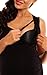 Zeta Ville - Women's Maternity Nursing Wrap Front T-shirt Top Shirt M-3XL - 371c (Black, 16)