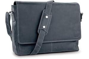 TALED Borsa in Pelle per Uomo e Donna | Borsa per Laptop in Vera Pelle fino a 13 Pollici | Borsa a Tracolla con Tracolla | Borsa Messenger | Borsa da Lavoro | Borsa per Insegnanti | Natura Nera