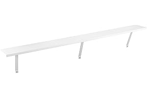 YORKING White Radiator Shelf 90CM, 36x6 inch Floating Radiator Shelf, Shelf over Radiator, No Wall Drilling Needed