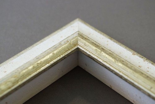 Spiegel Wandspiegel Badspiegel – Genua Weiß Silber 4,3 – handgefertigt – 200 Größen zur Auswahl – Antik, Barock – 30 x 50 cm AM - 4