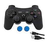 BATERÍA DE LITIO, HORAS DE JUEGO: 610mA batería recargable de gran capacidad incorporada en el controlador PlayStation 3. Puede funcionar hasta 8 horas de reproducción continua. El diseño ergonómico de la empuñadura hace que tu mano sea muy cómoda durante largos períodos de juego.