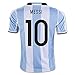 Produktbild 2016 2017 UEFA Euro Cup Argentinien 10 Lionel Messi Home National Football Soccer Jersey in Weiß Größe L Weiß - weiß