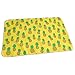 Produktbild Pineapples On Sunny Yellow_2135 Baby Reusable Diaper Changing Pad Portable Waterproof Urine Mat 27.5 x 19.7 Inch