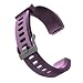 Produktbild Sguan-wu Silikon Ersatz Smart Armband Band Handschlaufe für Veryfit ID115 ID115Plus - für Veryfit ID115Plus Lila