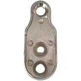 DSYapıAksesuar Oval Askı Borusu Flanşı Dolap ve Mobilya Oval Boru Flanşı(4 ADET)(İ&ccedil; &Ouml;l&ccedil;&uuml;leri En:15mm Boy:25mm)