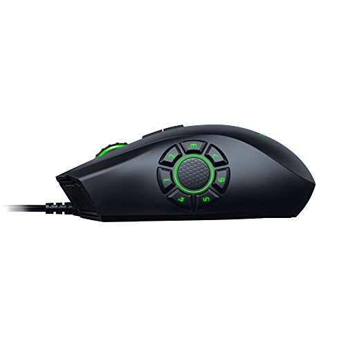 Razer Naga Hex V2 - Rat  n para Gaming  ergon  mico  con Cable  para MOBA  16000 dpi  7 Botones 