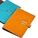 Produktbild Zhi Jin A5 Leder nachfüllbares Notebook Binder Ringe Tagebuch Notizblock Tagebuch Filler Papier Schnalle Stifthalter dunkelblau