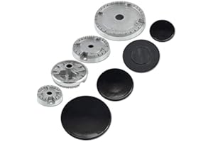 BRASINI BRUCIATORI SPARTIFIAMMA ARISTON HOTPOINT 4 FUOCHI, Alluminio, Nero