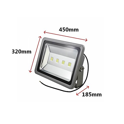 SAILUN® 200W Kaltweiß LED Fluter Strahler Außen Scheinwerfer Flutlicht Baustrahler Silber Aluminium Wasserdicht IP65 AC85-265V - 2