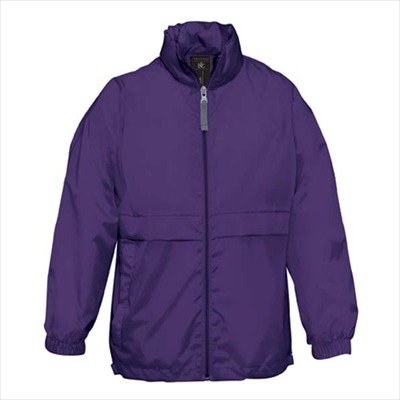B&C - Windbreaker fr Kinder 'Sirocco Kids' 9/11 (134/146),Purple