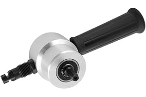 PLYISTY Doppelkopf-Blechschneider 160A, Doppelkopf-Metallschneidwerkzeug-Bohrmaschine, 360 ° drehbarer Schneidkopf-Knabber-Sägeschneider, mit Demontageschlüssel.