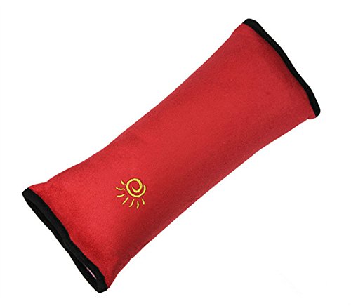 SanWay Safety Child car seat belt Strap Soft Shoulder Pad Cover Cushion, red